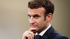 Emmanuel Macron le 20 janvier 2022 à Paris 