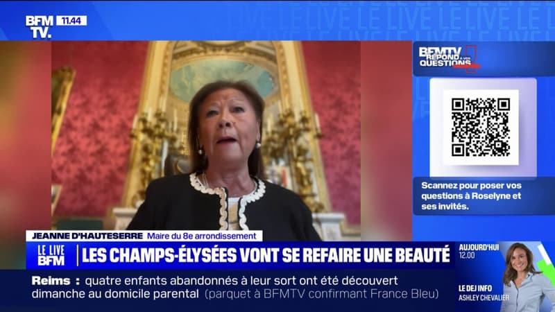 Projet d'aménagement des Champs-Elysées: Jeanne d'Hauteserre, maire du 8ème arrondissement de Paris, ne veut pas que la place de la Concorde devienne un 