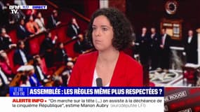 Manon Aubry estime que le Nouveau Front populaire représente un "cordon sanitaire contre l'extrême droite"