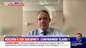 Jean-Eudes du Mesnil (CPME): "Emmanuel Macron nous dit souvent qu'il a une logique d'entreprise, et dans une logique d'entreprise on s'engage sur des résultats"