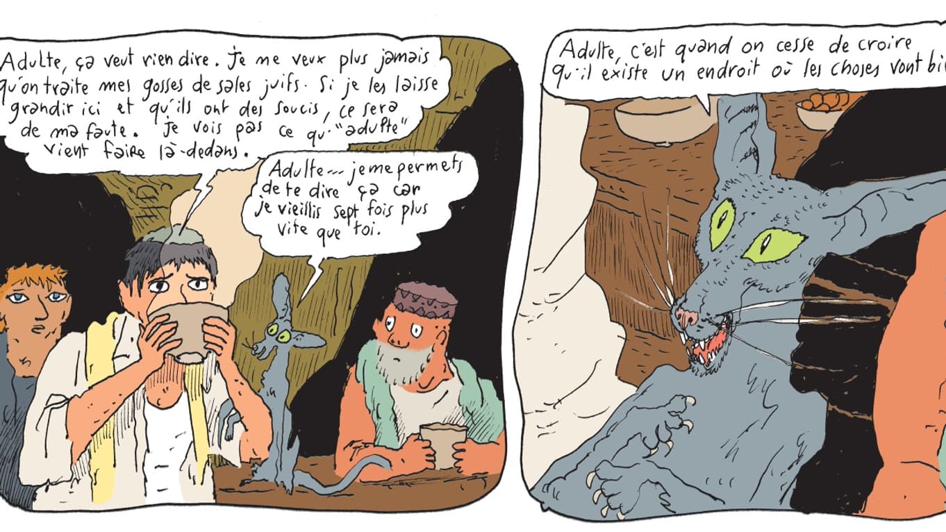 Un extrait de "Rentrez chez vous", le dixième album du "Chat du Rabbin" Un extrait de "Rentrez chez vous", le dixième album du "Chat du Rabbin"