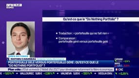 Idée de fonds : Portefeuille gelé versus portefeuille géré, qu'est-ce que le "Do nothing portfolio" ? - 05/05