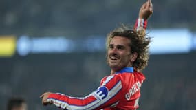 La joie d'Antoine Griezmann, buteur contre Valladolid le 30 novembre 2024