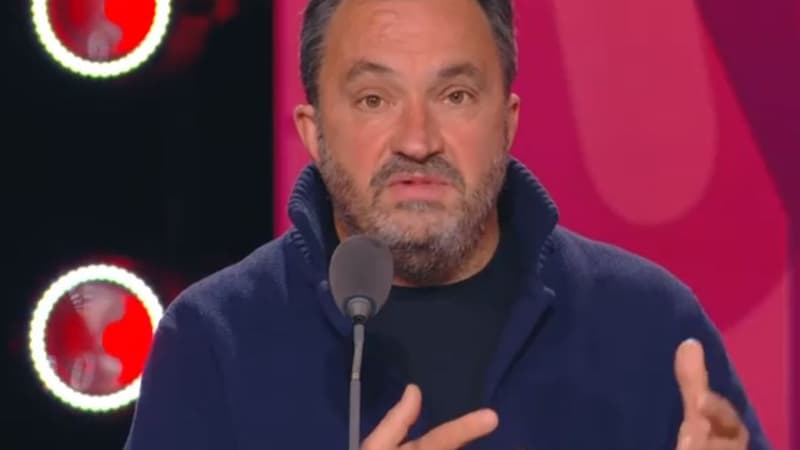 Le chef Yves Camdeborde, dans l'émission Les Grandes Gueules sur RMC, le 29 avril 2021.