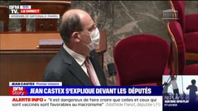 Pass vaccinal: Jean Castex demande à l'Assemblée nationale de "débattre dans des délais rapides"