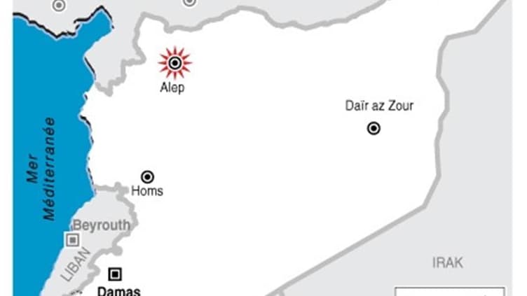 OFFENSIVE DES REBELLES SYRIENS DANS LE CENTRE D'ALEP