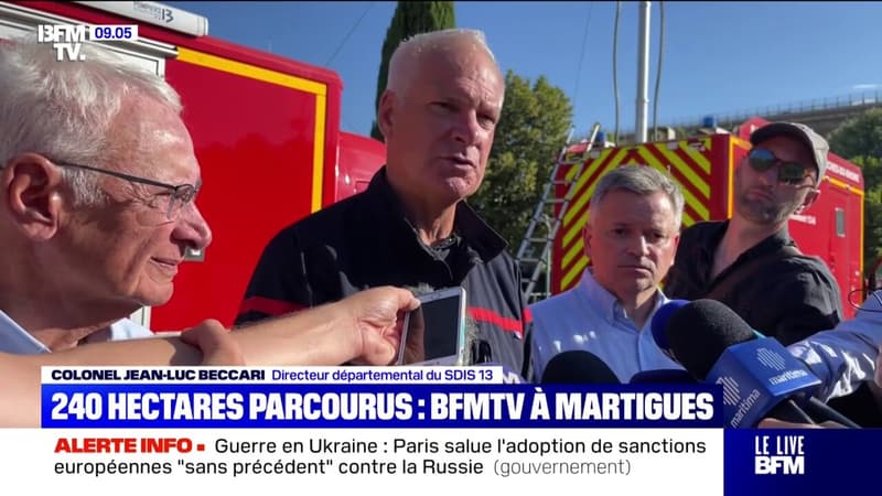 Incendie à Martigues: 