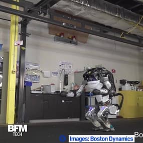 Atlas, le robot humanoïde de Boston Dynamics sait faire des roulades