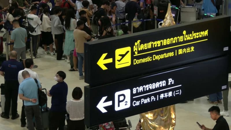 "Les compagnies aériennes profitent de la situation", tacle un Français bloqué en Thaïlande à cause de la guerre
