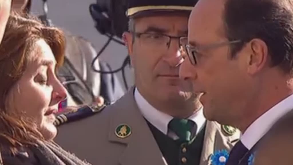 François Hollande a salué les familles des soldats français morts depuis 2013.