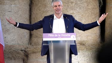 A la fête de la Violette en septembre dernier, Laurent Wauquiez a appelé au "rassemblement".
