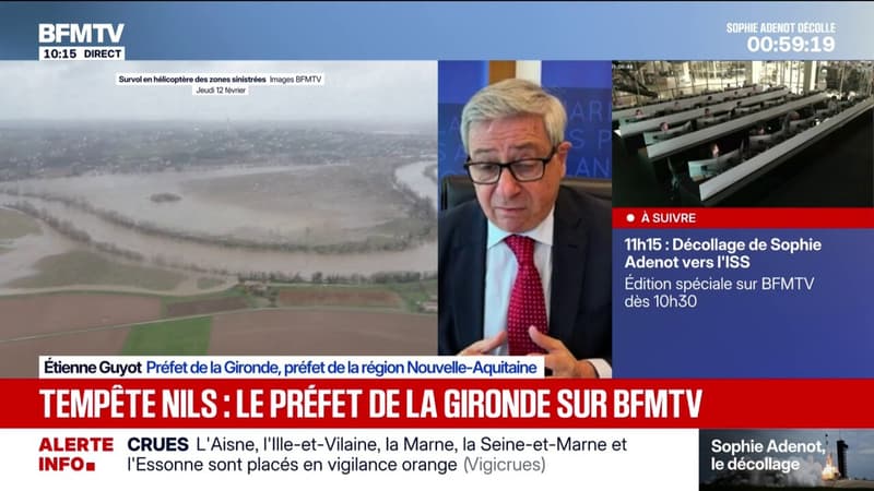 "Une situation compliquée": le point du préfet de la Gironde sur les suites de la tempête Nils