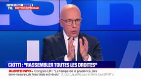 Éric Ciotti: "Si nous avons eu des difficultés, c'est que nous ne sommes pas allés suffisamment à droite"