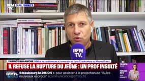 "Ce serait une désertion": Après l'intrusion dans son cours à Lyon 2, Fabrice Balanche explique son choix de ne pas vouloir changer de campus