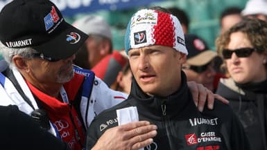 Joël Chenal sur le slalom géant de Kranjska Gora, le 28 février 2009