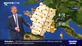De la pluie sur l'est du pays, du soleil à l'ouest ce vendredi