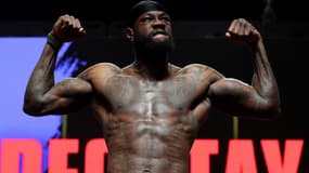 Deontay Wilder lors d'une pesée