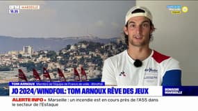 JO 2024: Tom Arnoux rêve de médaille olympique en windfoil