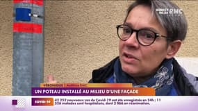 RMC s’engage pour vous : Un poteau installé au milieu d'une façade - 06/12