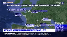 Grèves: 18% des stations-service en difficulté dans les Bouches-du-Rhône