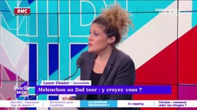 La surprise Mélenchon au 2nd tour ? "Il bénéficie aussi que les autres candidats de gauche soient nuls !" tacle Laure Closier. 