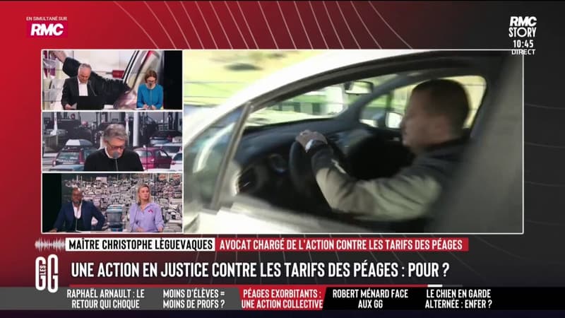 Action collective contre les trop-perçus des péages: "On a un rapport de l'Inspection des finances qui dit que les prix sont surfacturés à hauteur de 58%", assure l'avocat chargé de l'action