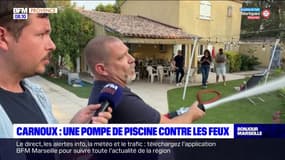 Carnoux-en-Provence: une pompe de piscine pour lutter contre les feux