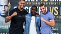Tony Yoka, Souleymane Cissokho et Mathieu Bauderlique avant leurs combats à Roland-Garros en septembre 2021