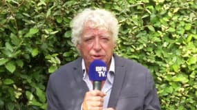 L'ancien juge d'application des peines qui a décidé de la libération conditionnelle de Bertrand Cantat en 2007, Philippe Laflaquière sur BFMTV le 24 juillet 2025. 