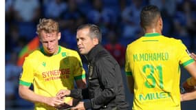 L'entraîneur du FC Nantes Luis Castro face à Strasbourg le 24 août 2025