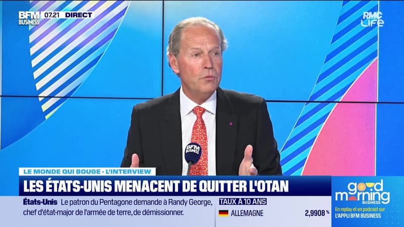 Le monde qui bouge - L'Interview : Les États-Unis menacent de quitter l'Otan - 03/04