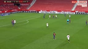 Le rush de Jules Koundé face au Barça