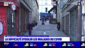  Imad Kausau, infectiologue dans un hôpital à Clamart, évoque les difficultés d'isoler les malades du Covid en France
