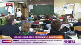 Violences à l'école: ce que contiennent les questionnaires envoyés aux élèves