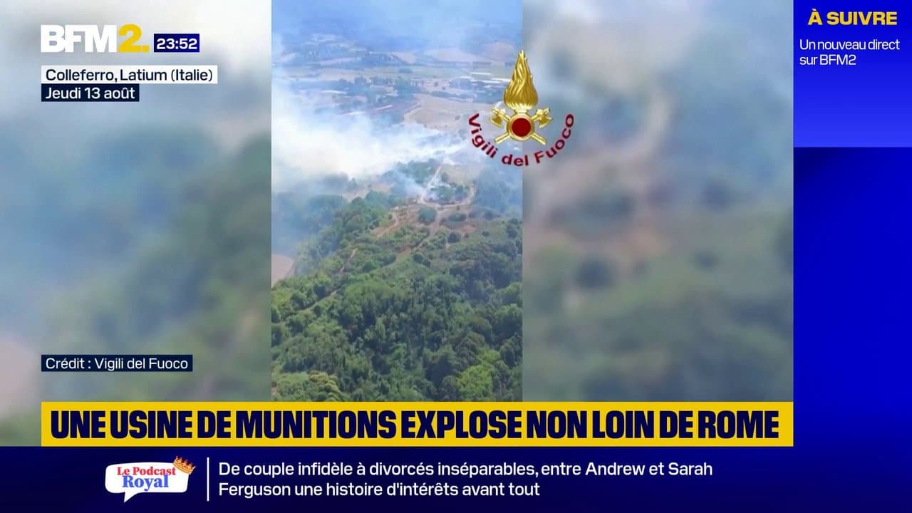 Italie: explosion dans une usine de munitions non loin de Rome