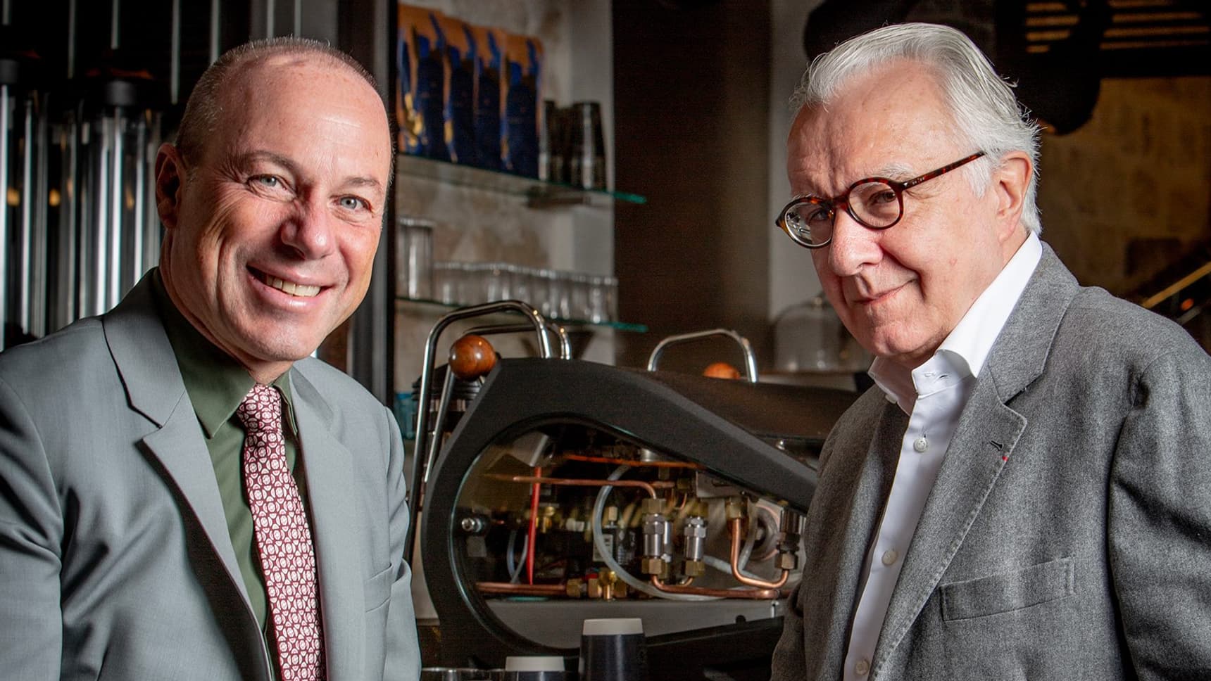 Giuseppe Lavazza s'est associé à Alain Ducasse pour une gamme de café haut de gamme