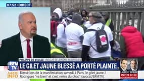 Jérôme Rodrigues blessé à l’œil: son avocat maintient qu'il y a eu "un jet de grenade" et "un tir de LBD"