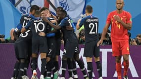 Les Bleus face à la Belgique