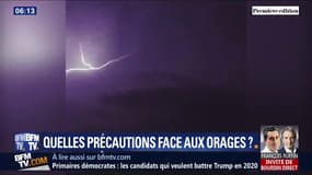 Quelles sont les précautions à prendre face aux orages? 