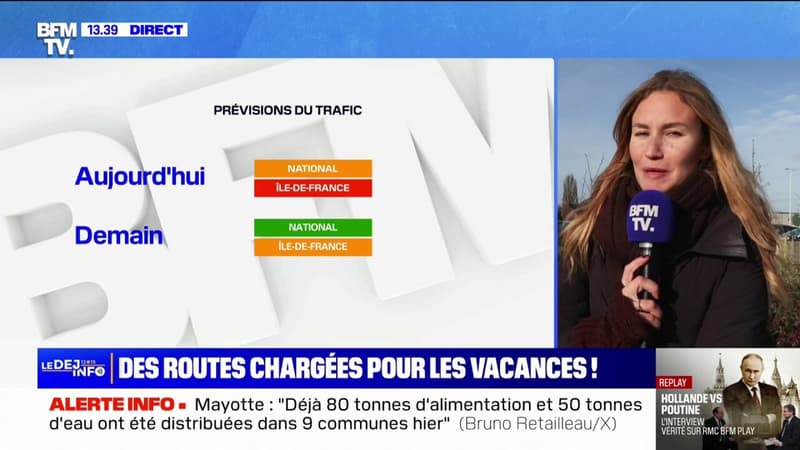 Vacances de Noël: la journée de vendredi classée orange au niveau national dans le sens des départs