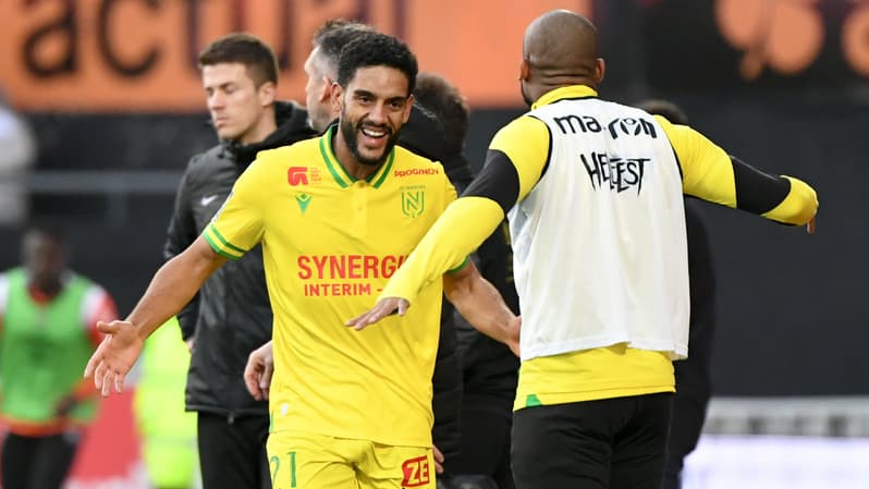 Jean Charles Castelletto buteur avec le FC Nantes, 24 février 2024