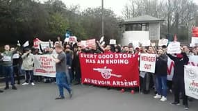 La manifestation anti-Wenger à Arsenal