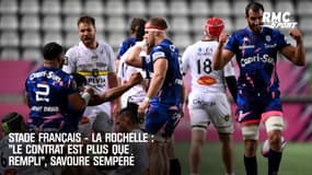 Stade Français - La Rochelle : "Le contrat est plus que rempli", savoure Sempéré