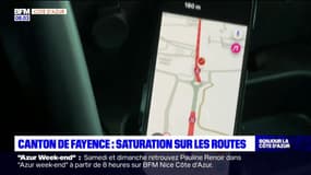 Alpes-Maritimes: les routes saturent dans le canton de Fayence