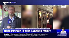 Face au mauvais temps et aux restrictions sanitaires, ce restaurateur parisien témoigne de ses difficultés