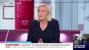 Marine Le Pen: "Les Français ont été remarquables, ils n'ont rien à se reprocher" pendant le premier confinement