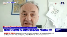Pour Bruno Lina, virologue aux HCL,  le "taux d'incidence en Auvergne-Rhône-Alpes reste légèrement élevé"