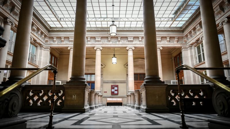 Intérieur du palais de justice de Paris.