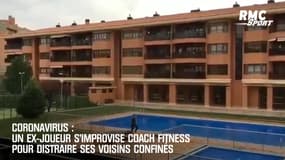 Coronavirus : Un ex-joueur s'improvise coach fitness pour distraire ses voisins confinés