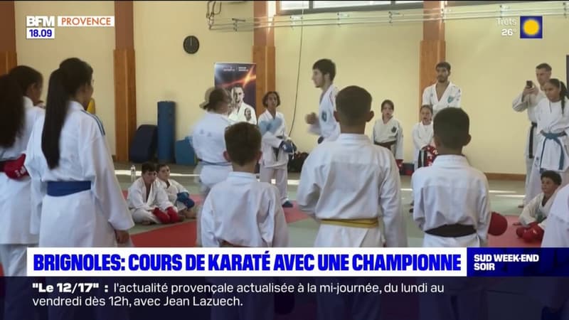 Brignoles: cours de karaté avec une championne